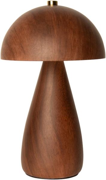 AU MAISON Mrs. Genopladelig Lampe i Teak Look