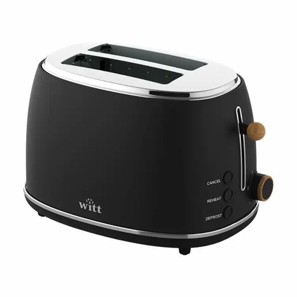 Witt Premium 2-slice Toaster - Wood Black