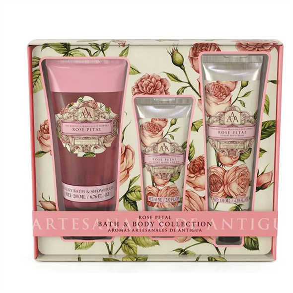 Bath & Body Gavesæt - Rose Petal